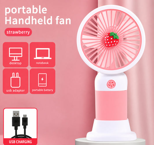 USB Rechargeable hand Fan – Compact & Powerful Cooling