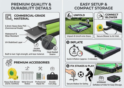 Giant Kick Billiards Set The Ultimate Soccer Pool Hybrid Game